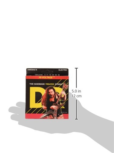 DR Strings Electric Guitar Strings, Dimebag Darrell Signature, Treated Nickel-Plated, 9-46