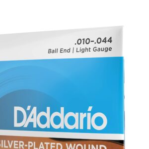 D'Addario Gypsy Jazz Acoustic Guitar Strings - EJ83L - Ball End - Light, 10-44