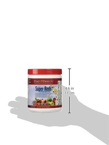 Purity Products Super Reds Powder Phytonutrient Superfood Drink Mix w/FloraGLO Lutein - Phytonutrient Blend containing Polyphenols, Antioxidants & More - 330 Grams - 30 Day Supply