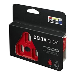 Look Cycle - Delta Cleats with Memory Positioner Function - 9° Angular Freedom – RED