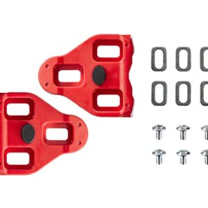 Look Cycle - Delta Cleats with Memory Positioner Function - 9° Angular Freedom – RED