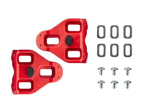 Look Cycle - Delta Cleats with Memory Positioner Function - 9° Angular Freedom – RED