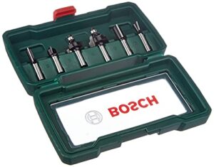 bosch 2607019463 routing drill bit set of cemented carbide 8mm 6 pcs