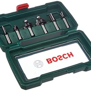 Bosch 2607019463 Routing Drill Bit Set of Cemented Carbide 8mm 6 Pcs