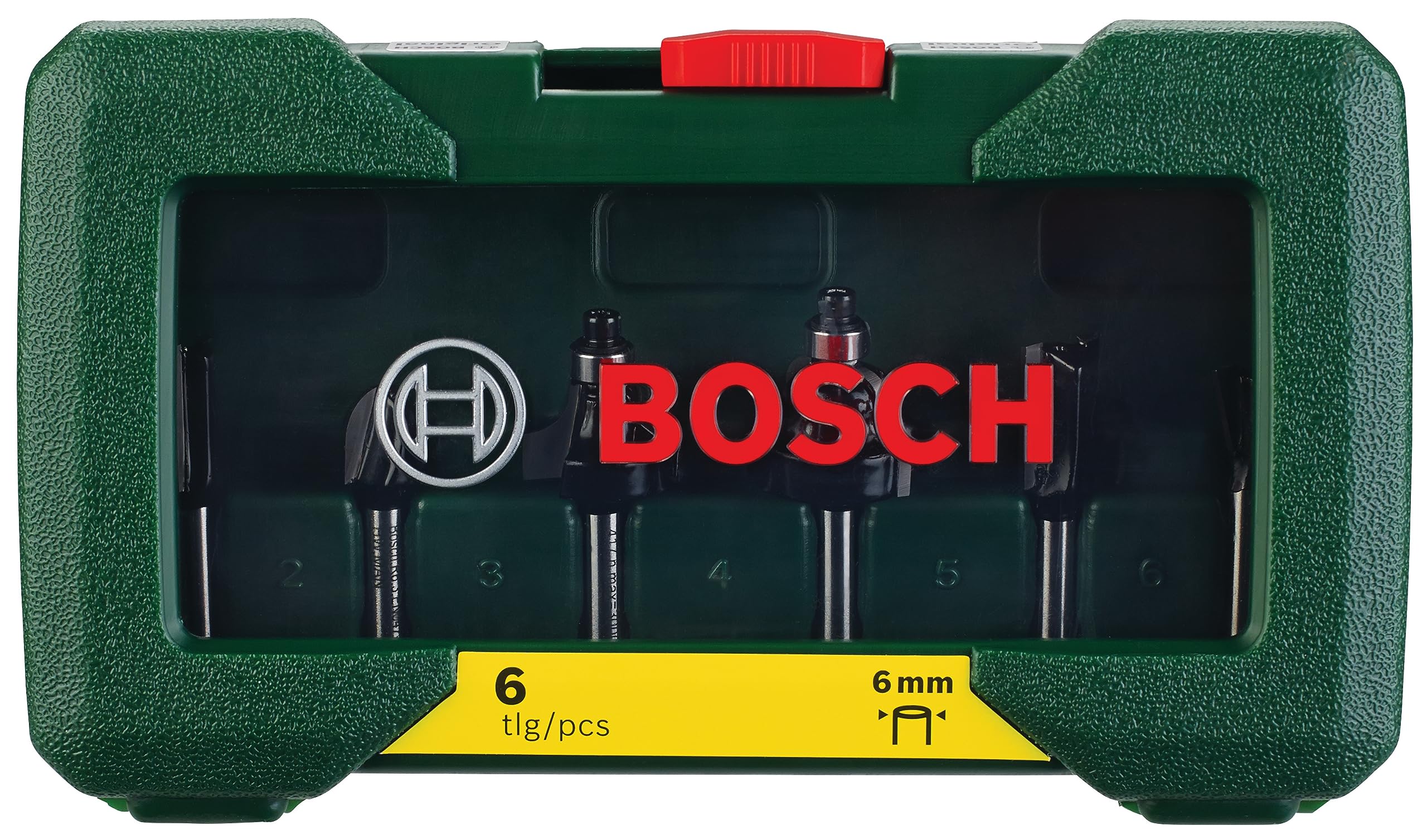 Bosch 2607019464 Routing Drill Bit Set 6 Pcs