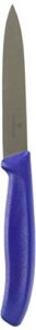 victorinox paring, 4" spear point, large blue polypropylene handle