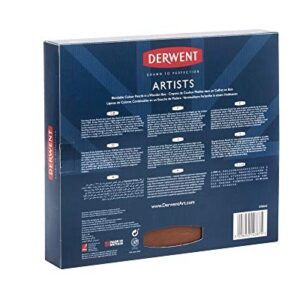 Derwent Artists Color Pencils, 4mm Core, Wooden Box, 48 Count (0700643)