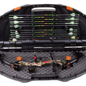 Flambeau Outdoors 6461SC Safe Shot Bow Case, Portable Bow Storage,Black