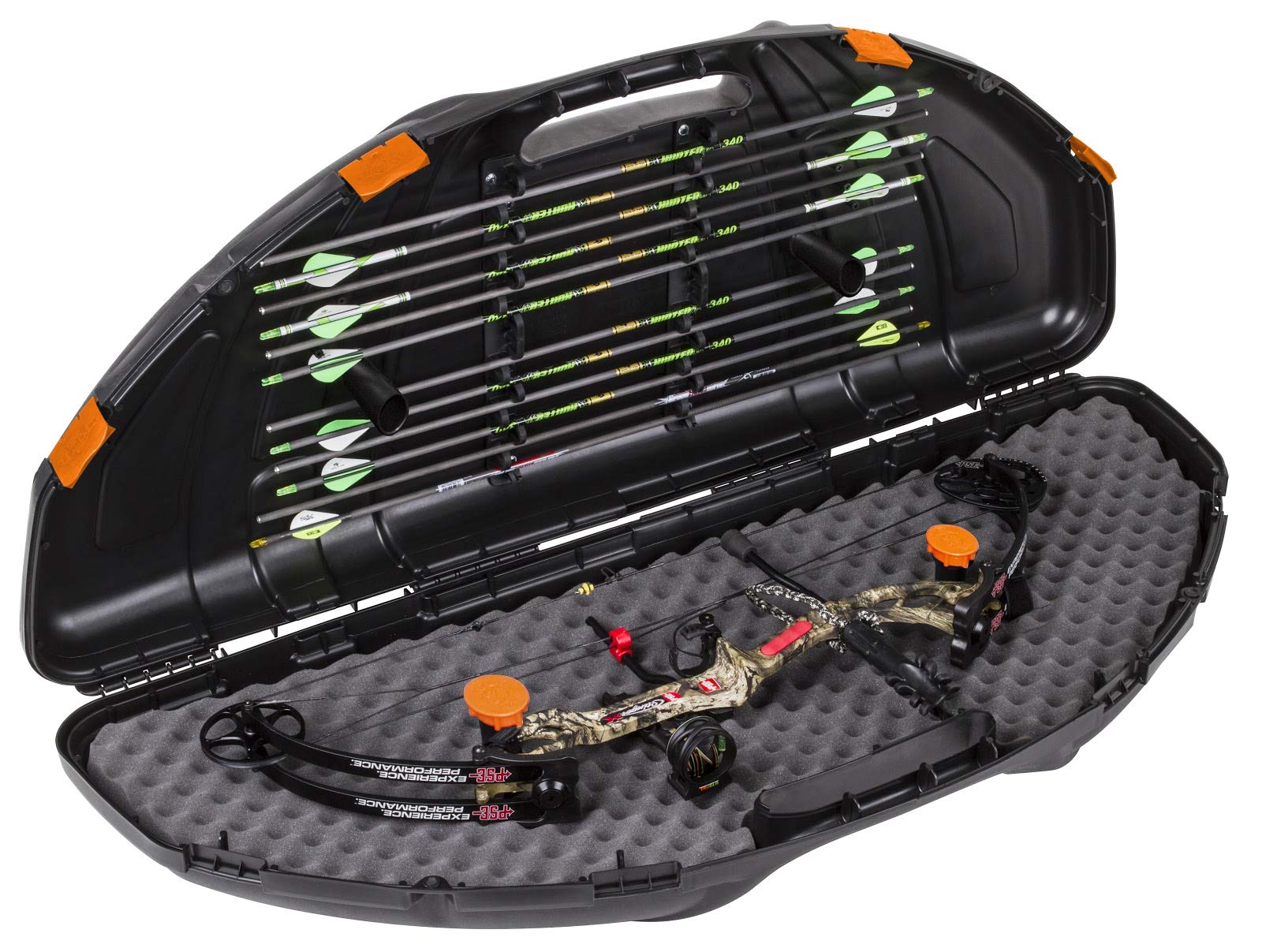 Flambeau Outdoors 6461SC Safe Shot Bow Case, Portable Bow Storage,Black