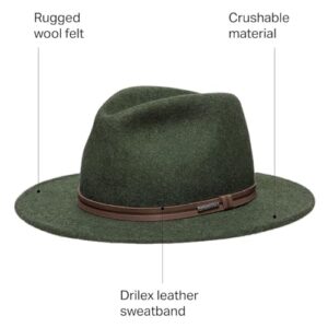 Stetson Men's Explorer Outdoor Hat (Loden Mix, Medium)