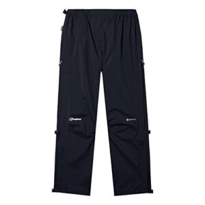 berghaus mens waterproof hiking paclite athletic-pants, black, large us