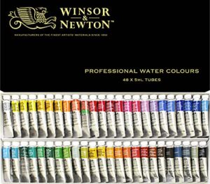 winsor & newton artists water 5ml tube 48c set (japan import)