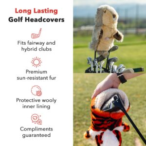 Daphne’s Lady Bug Hybrid Headcover | Premium Hybrid and Fairway Wood Headcovers | Funny Golf Club Covers | Stylish Protection for Your Clubs | Men's Golf Gear | Hybrid Headcover for Men and Women