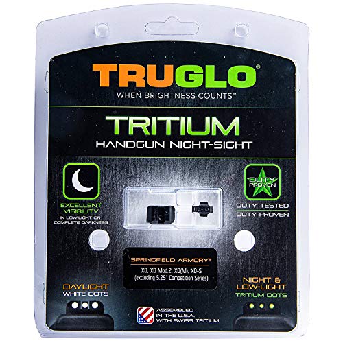 TruGlo Glow in the Dark Pistol Sight, Springfield