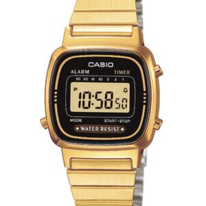 LA670WGA-1D Ladies Gold Tone Digital Watch RETRO