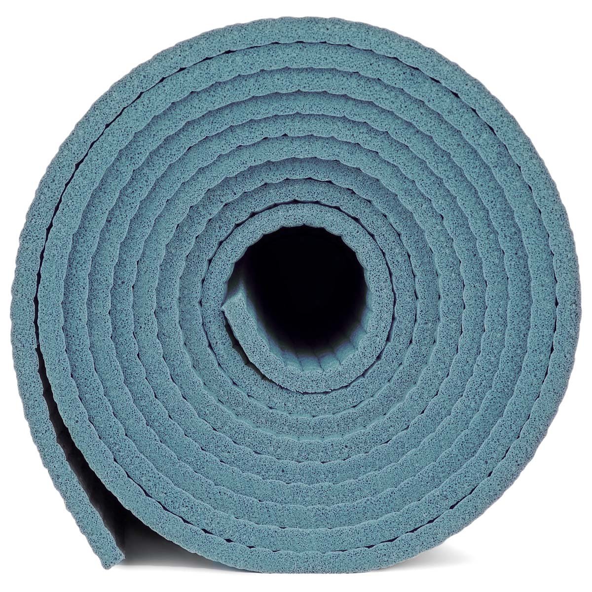 YogaAccessories 1/4" Thick High-Density Deluxe Non-Slip Exercise Pilates & Yoga Mat, Teal Green