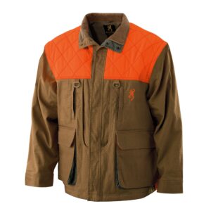 browning pheasants forever jacket,tan/blaze, medium