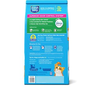 Fresh Step Non-Clumping Premium Cat Litter with Febreze Freshness, Scented, Multi, 224 Ounce (Package May Vary)