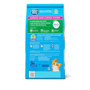 Fresh Step Non-Clumping Premium Cat Litter with Febreze Freshness, Scented, Multi, 224 Ounce (Package May Vary)