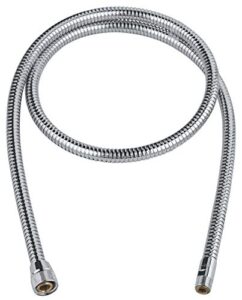 grohe 46174000 59-in metalflex hose for kitchen faucet, inch, chrome