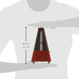 Wittner wooden metronome with bell 811M mahogany finish