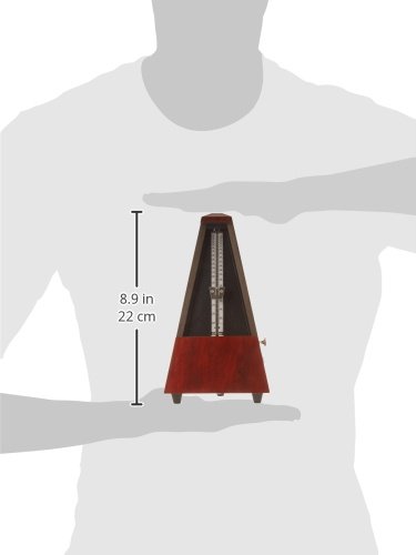 Wittner wooden metronome with bell 811M mahogany finish