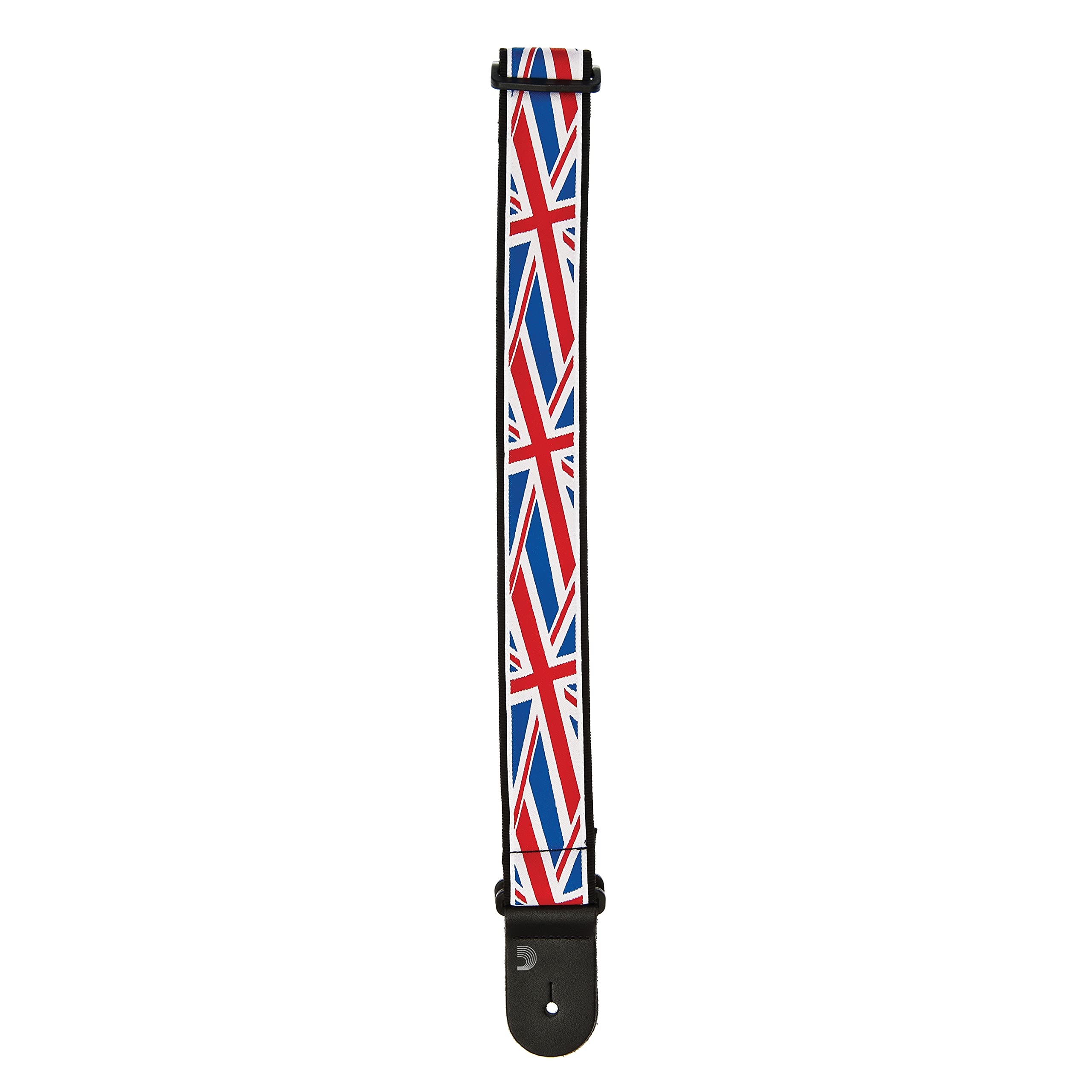 D'Addario Accessories Guitar Strap - Guitar Accessories - Electric Guitar Strap, Acoustic Guitar Strap, Acoustic Electric Guitar Strap & Bass Guitar Strap - Woven - Union Jack, Standard (50A11)