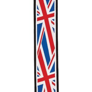 D'Addario Accessories Guitar Strap - Guitar Accessories - Electric Guitar Strap, Acoustic Guitar Strap, Acoustic Electric Guitar Strap & Bass Guitar Strap - Woven - Union Jack, Standard (50A11)