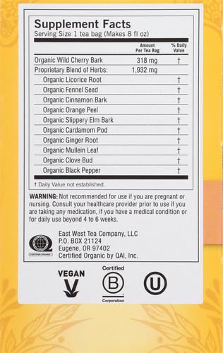 Yogi Tea Organic Throat Comfort Tea, 16 ct