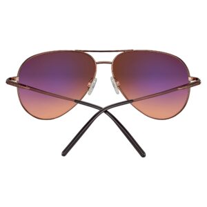 Serengeti Aviator Sunglasses Serengeti Aviators: Medium Aviator, Henna/Drivers Gradient Model 6826