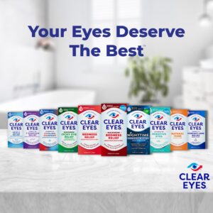 Clear Eyes Redness Relief Lubricant Redness Relief Eye Drops, 0.5 oz