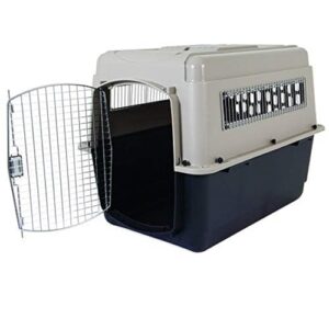 Petmate Ultra Vari Dog Kennel for Medium to Large Dogs (Durable, Heavy Duty Dog Travel Crate, Made with Recycled Materials, 36 in. Long) 50 to 70 lbs, Made in USA