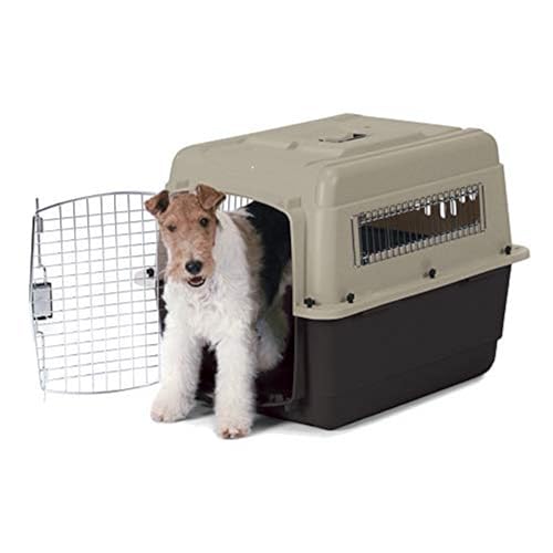 Petmate Ultra Vari Dog Kennel for Medium to Large Dogs (Durable, Heavy Duty Dog Travel Crate, Made with Recycled Materials, 36 in. Long) 50 to 70 lbs, Made in USA