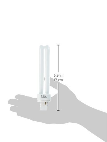 GE Lighting 97606 CFL 26W Plug In 2 Pin Double Biax Compact Fluorescent Replacement Bulb