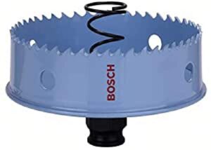 bosch professional 2608584810 sheetmetal holesaw 89, black/blue, 89 mm