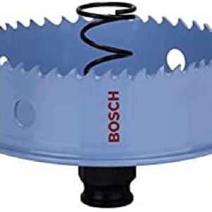 Bosch Professional 2608584810 Sheetmetal Holesaw 89, Black/Blue, 89 mm