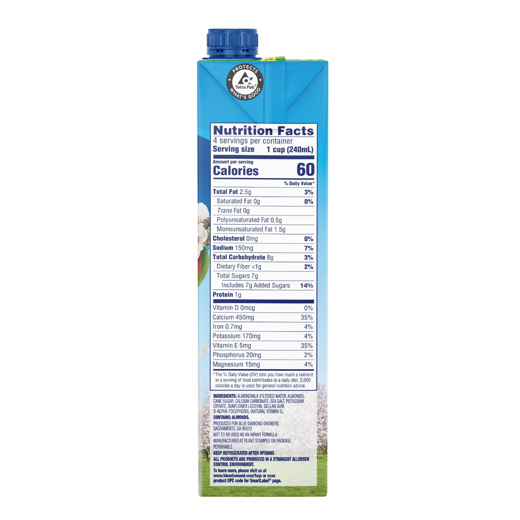 Blue Diamond, Almond Milk Original, 32 Fl Oz