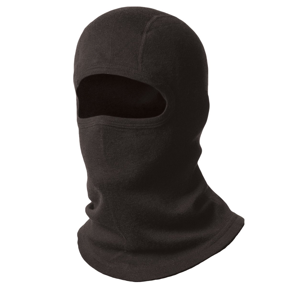 100% Merino Wool Balaclava Black One Size