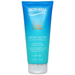 biotherm sun protection 6.76 oz after sun oligo-thermal sparkle cream for body for women.