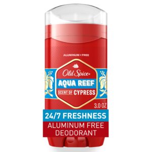 old spice red collection deodorant for men, aqua reef scent, 3.0 oz