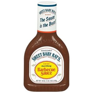 sweet baby rays barbecue sauce, original, 18 oz