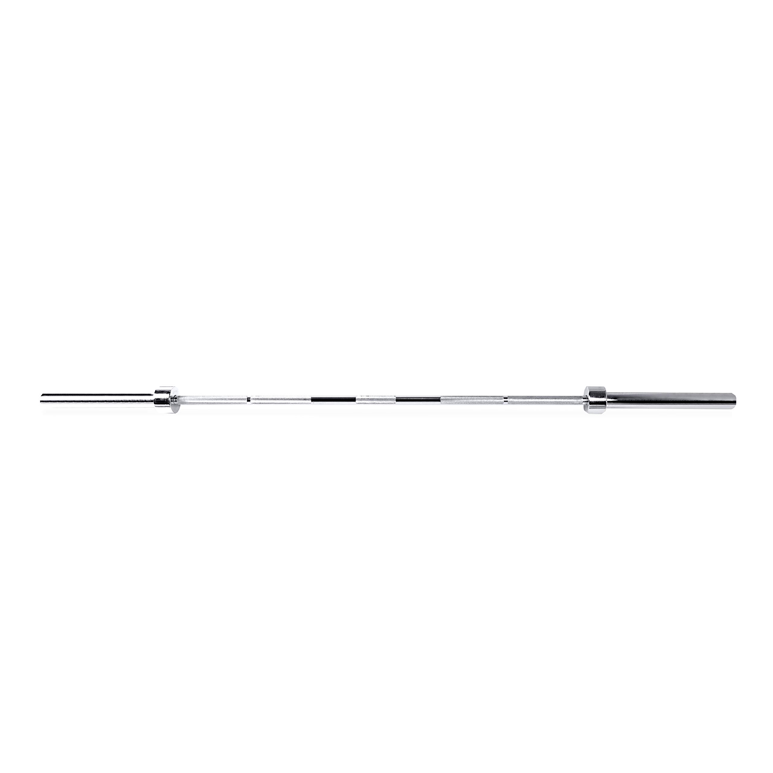 CAP Barbell 5-Foot Solid Olympic Bar, Chrome (2-Inch)