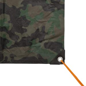 Stansport Medium-Duty Rip-Stop Tarp 10' x 12' - Green Camo (T-1012-C)