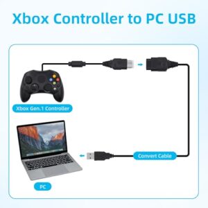 Mcbazel Replacement Xbox Controller to PC USB Adapter Cable [NOT for Xbox 360 or Xbox One]