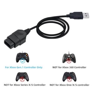 Mcbazel Replacement Xbox Controller to PC USB Adapter Cable [NOT for Xbox 360 or Xbox One]