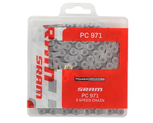 SRAM PC-971 Chain - 9-Speed, 114 Links, Silver/Gray