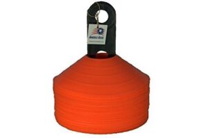 disc cones - set of 50 orange with carrier by america kicks