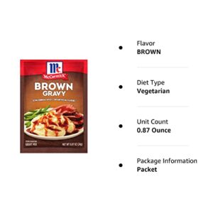 McCormick Brown Gravy Mix, 0.87 oz