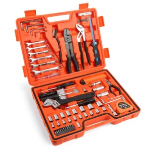 Great Neck MS125 125-Piece Marine Tool Set, Versatile Boat Tool Kit, Water Resistant Marine Tool Kit Case, Emergency Marine Tool Kit For Boats, Chrome Plated