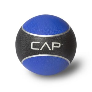 cap barbell rubber medicine ball, 6-pound , blue